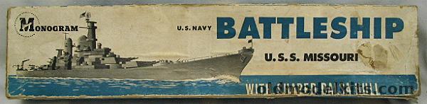 Monogram USS Missouri Battleship, B4 plastic model kit